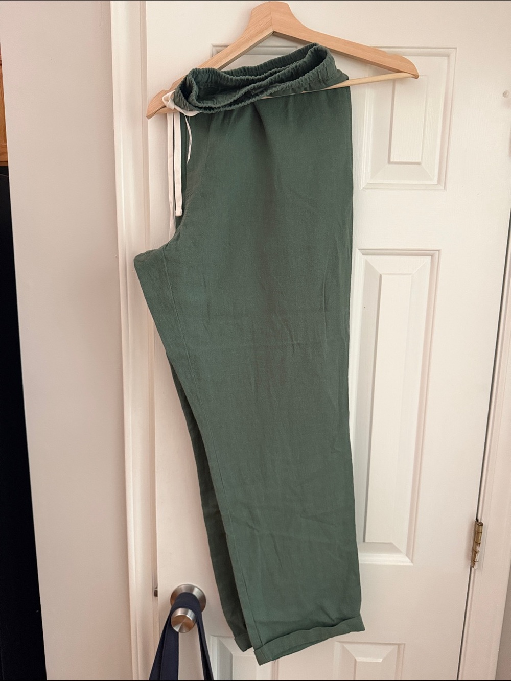 J.Crew Men’s Olive Green Linen Pant